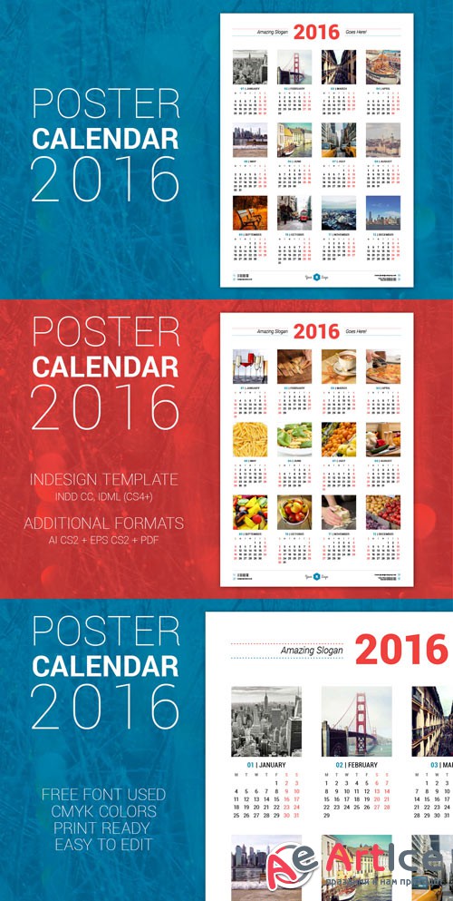 Poster Calendar 2016