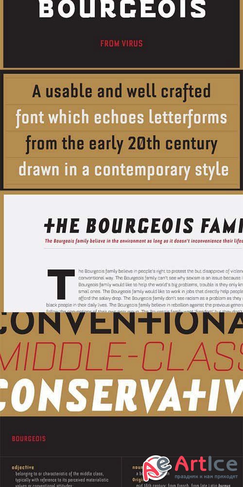 Bourgeois Font Family