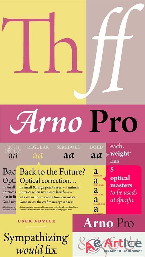 Arno Pro Opticals Font Family