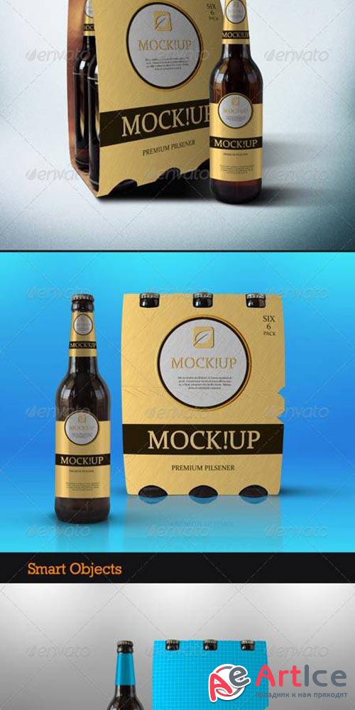 6 Pack Beer Mockup 839010