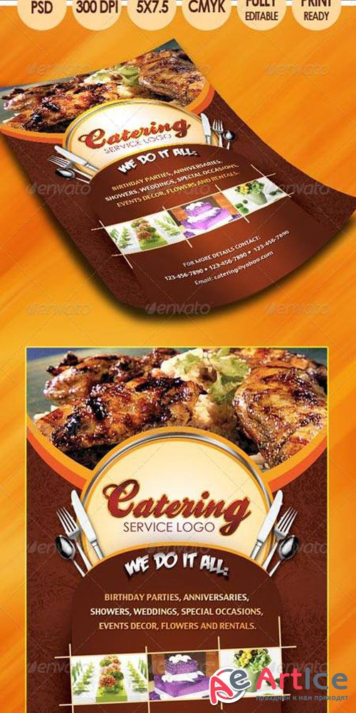 Catering Menu Template