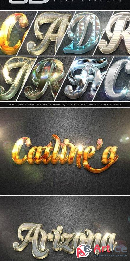 3D Collection Text Effects GO.5
