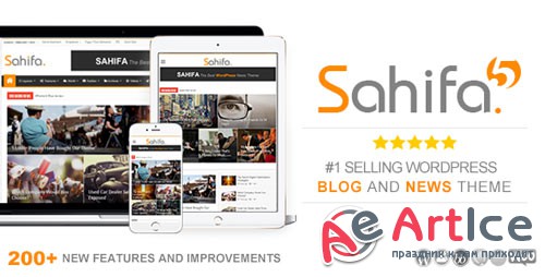 Sahifa v5.5.1 - Responsive WordPress News, Magazine, Blog Theme
