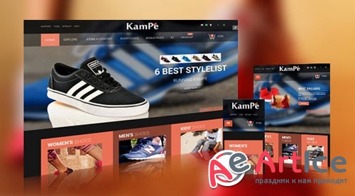 SJ Kampe v1.0.2 - Responsive Joomla Template