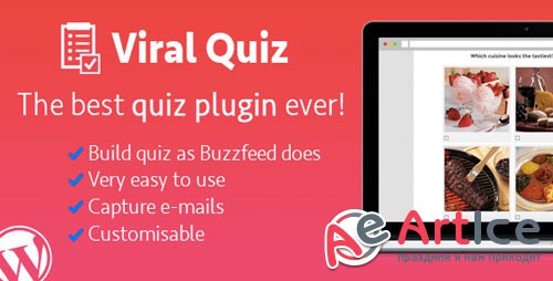 Wordpress Viral Quiz v1.88  BuzzFeed Quiz Builder