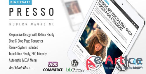 PRESSO v2.0.3 - Clean & Modern Magazine Theme
