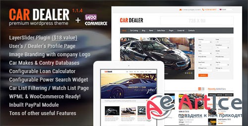 Car Dealer v1.1.4 - Auto Dealer Responsive WP Theme