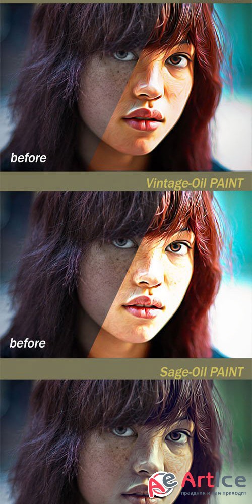 Oil Paint Action