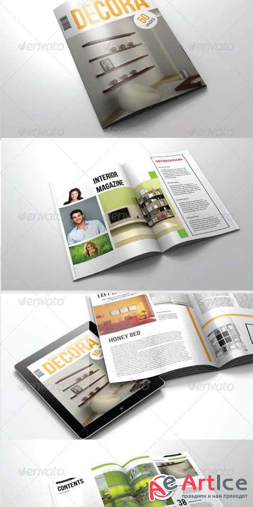 50 Pages A4 Indesign Magazine Template