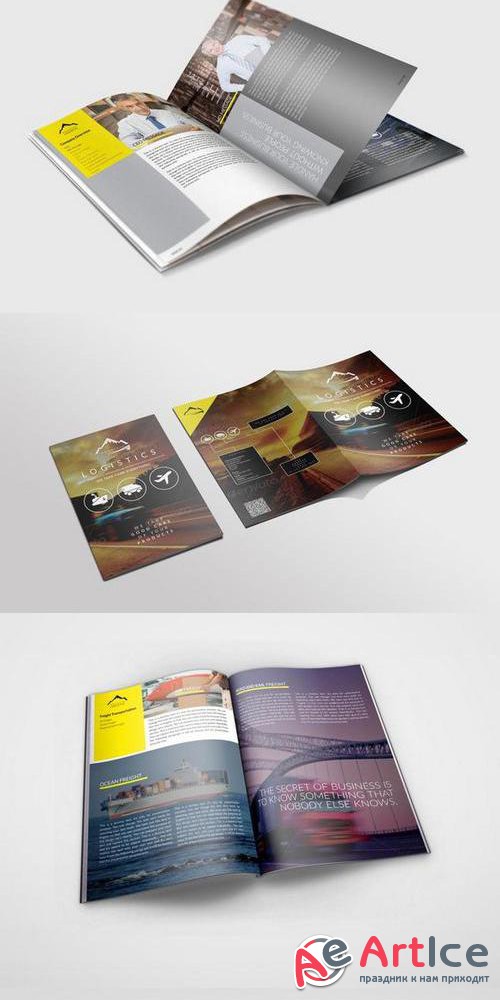 Ready Made Brochure for Companies - Creativemarket 182080