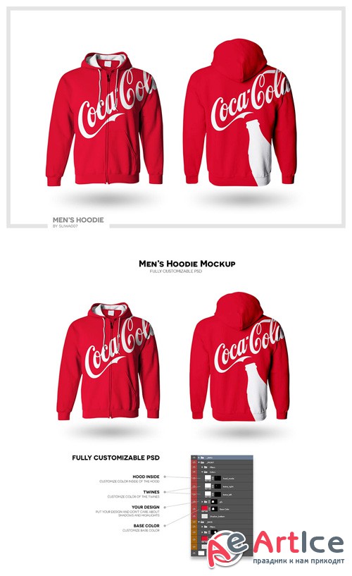 Hoodie Mock-up Template