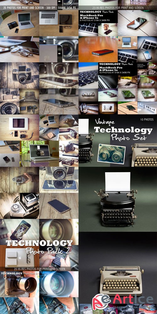 Technology Photo Bundle 87 HRs - Creativemarket 307582