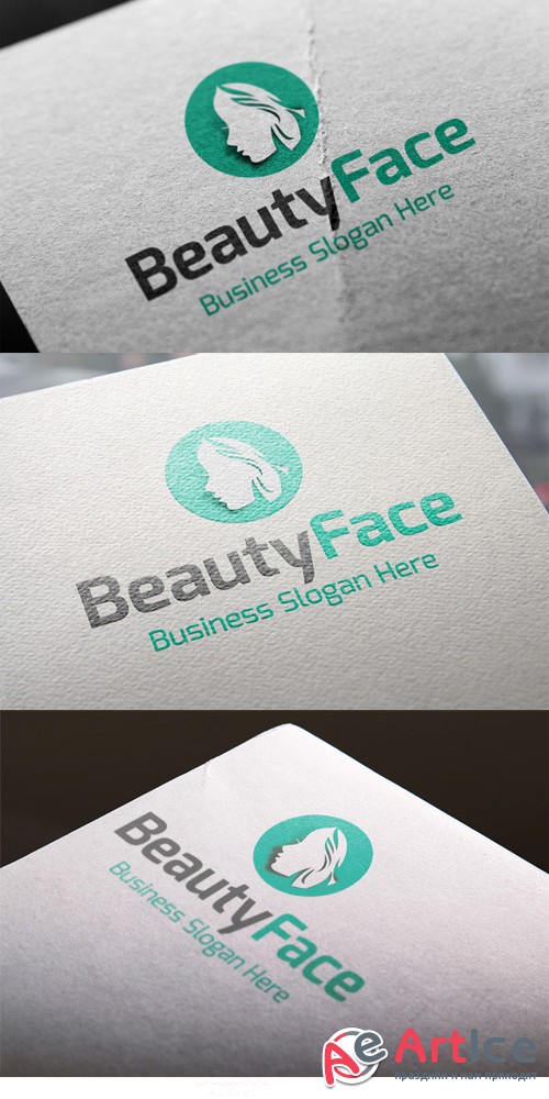 Beauty face Style Logo - Creativemarket 141060
