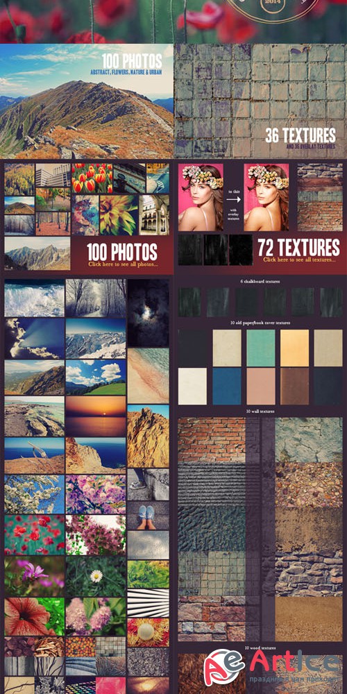 Creative Photos & Textures Kit - v.1 - Creativemarket 69418