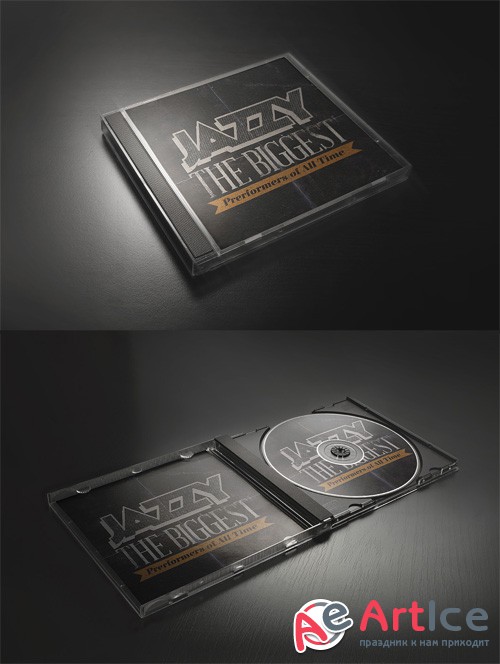 CD Mock-up Template