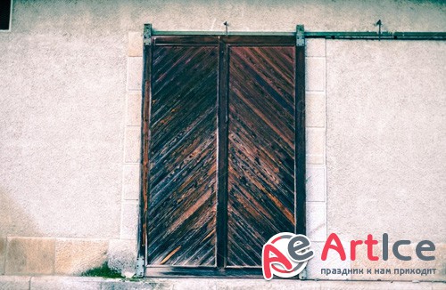 Old Wood Door - Creativemarket 500622