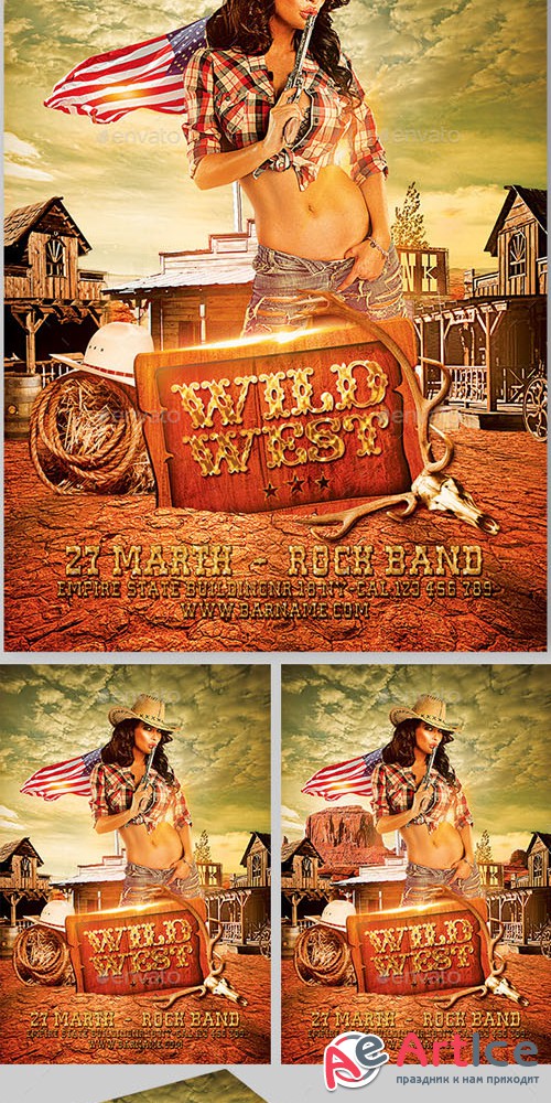 Wild West Flyer - GraphicRiver 10434667