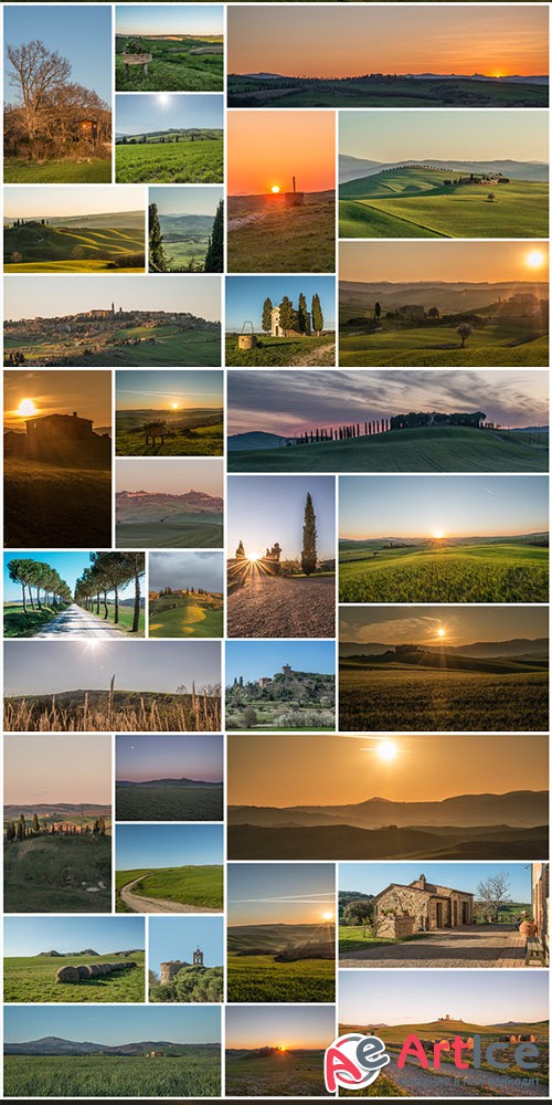 Tuscany Landscape Pack - 50 Photos - Creativemarket 244637