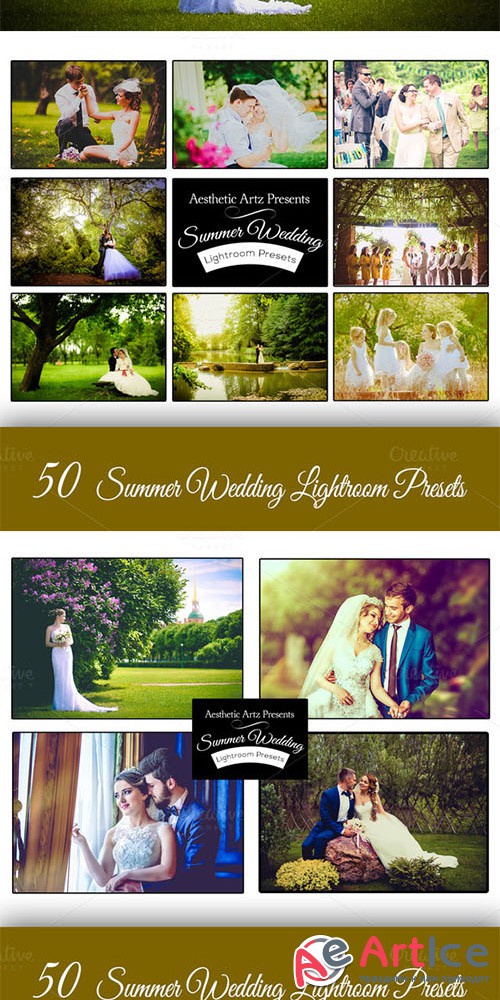 50 Summer Wedding Lightroom Workflow - Creativemarket 316671
