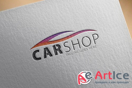 Creativemarket Car Shop Logo 170448