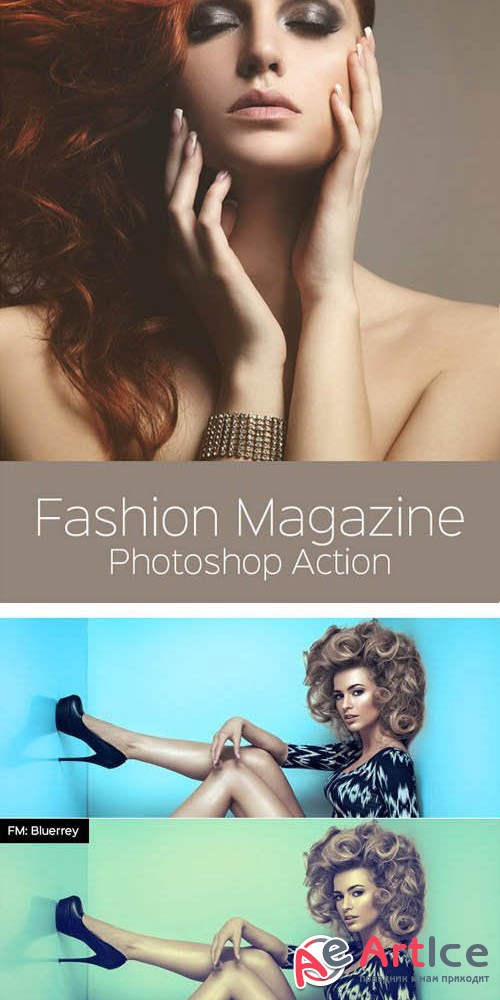 Fashion Magazine - Photoshop Action