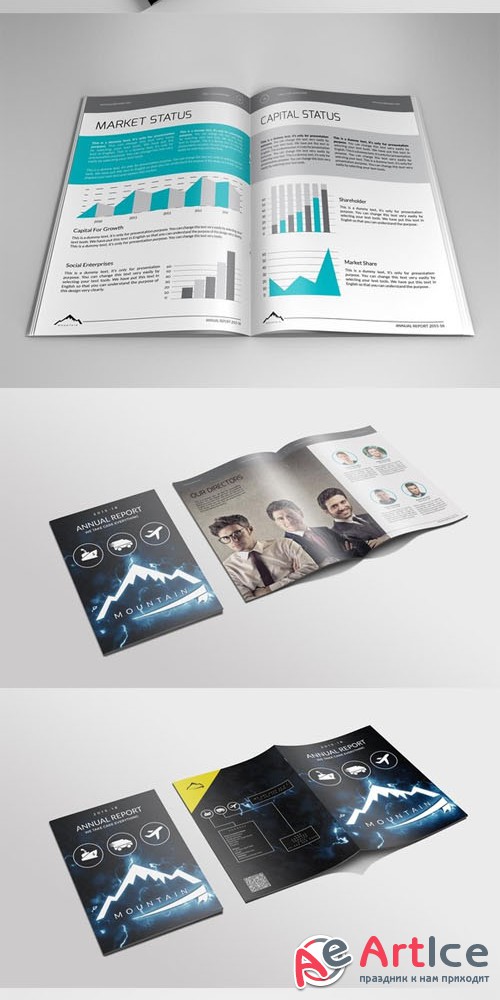 Excellent New Business Annual Report - Creativemarket 208278