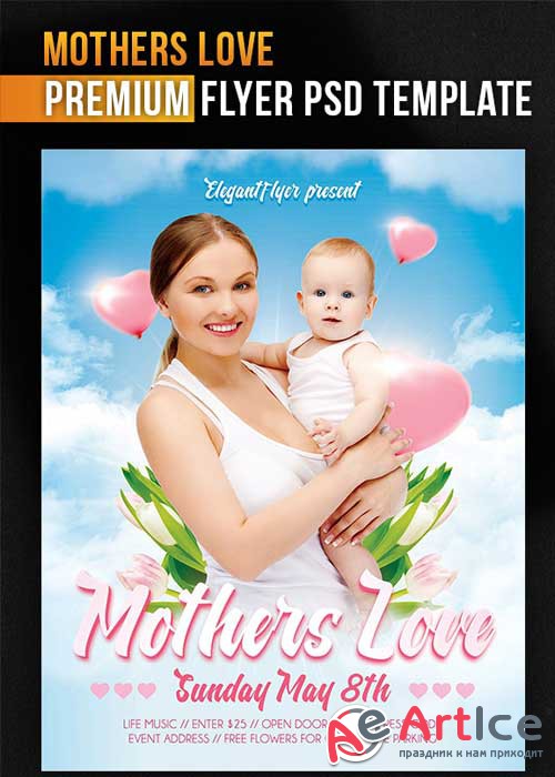 Mothers Day V4 PSD Flyer Template