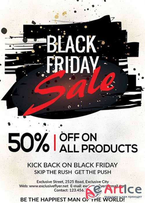 Black Friday Sale V1 Premium Flyer Template