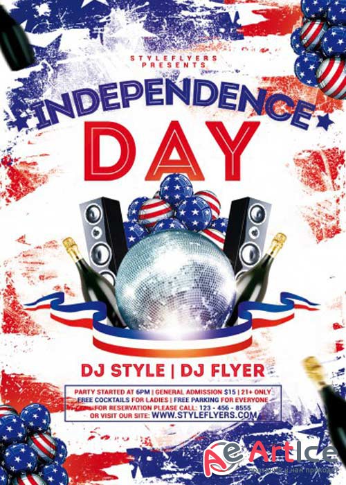 Independence Day V1 PSD Flyer Template
