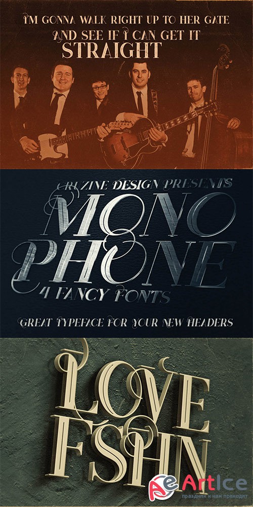 Monophone Grunge Font