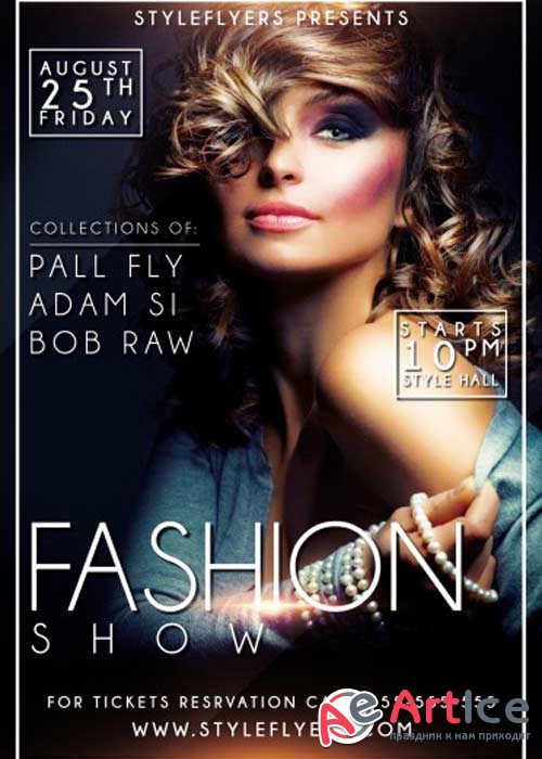 Fashion Show V6 PSD Flyer Template