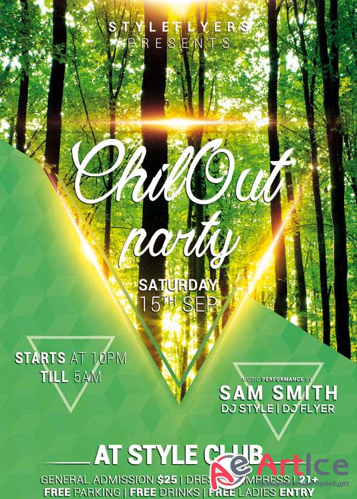 Chill Out PSD V1 Flyer Template