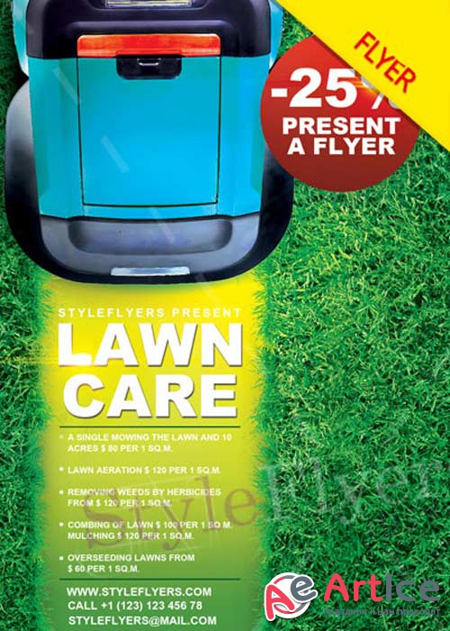 Lawn Care PSD V6 Flyer Template