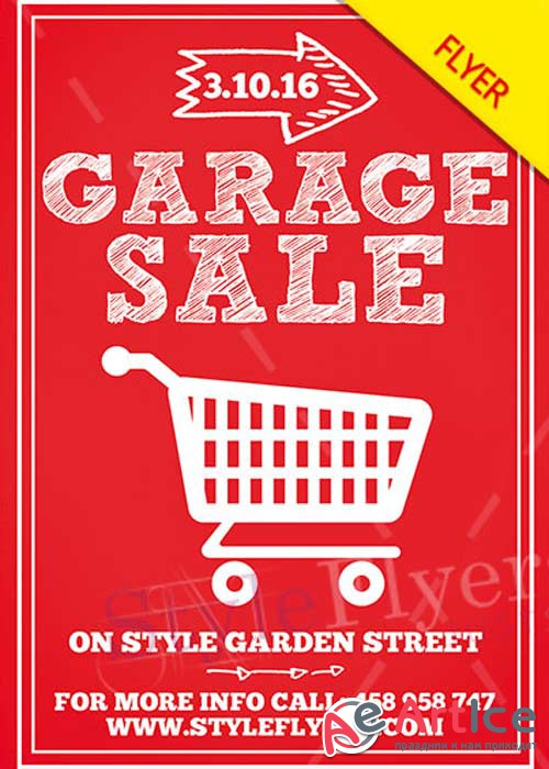Garage Sale PSD V5 Flyer Template