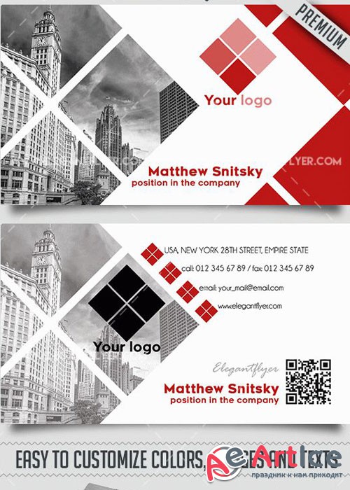 Corporate Business PSD V9 Card Templates