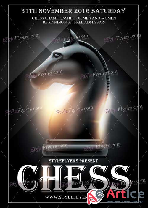 Chess PSD V3 Flyer Template