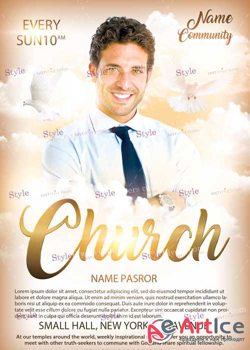 Church V4 PSD Flyer Template