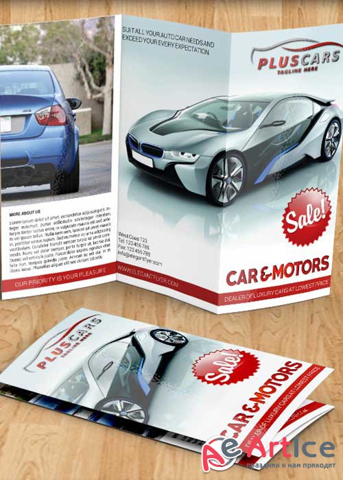 Car Sale Brochure PSD V3 Template