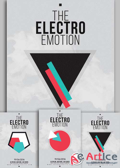 The Electro Emotion V9 Flyer Template