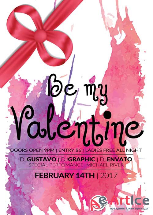 Valentines Party V39 Flyer Template