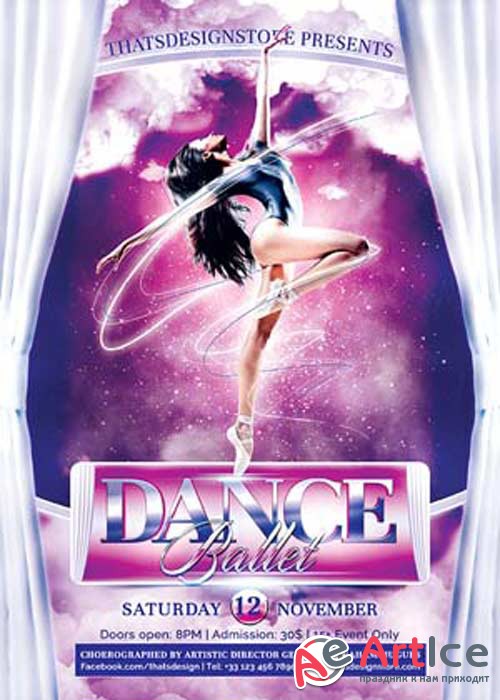 Dance Ballet V11 Flyer Template