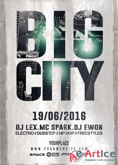 Big City V3 Flyer Template