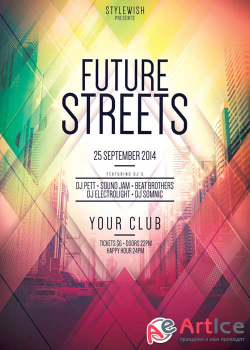 Future Streets V2 Flyer Template
