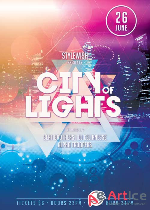 City of Lights V7 Flyer Template