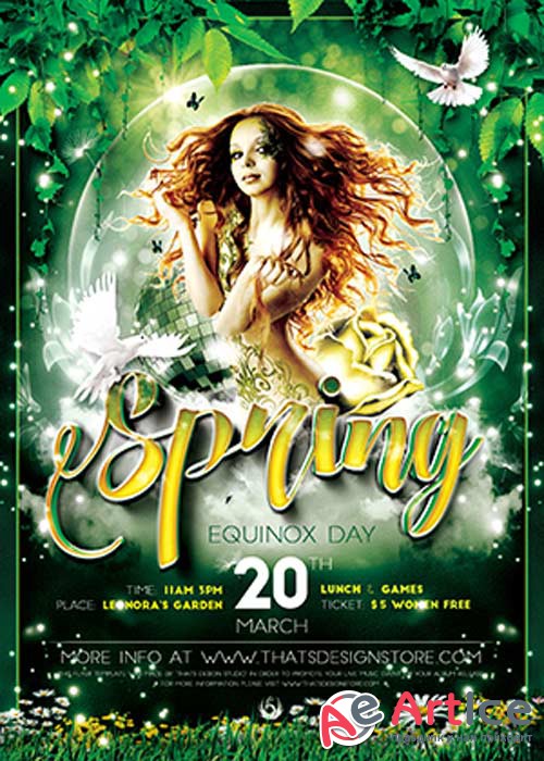 Spring Party V22 Flyer Template