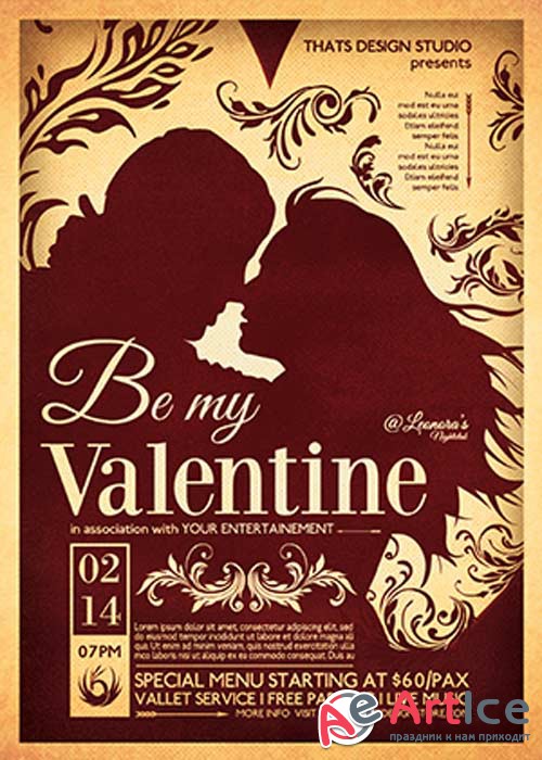 Valentines Day Flyer Template V46