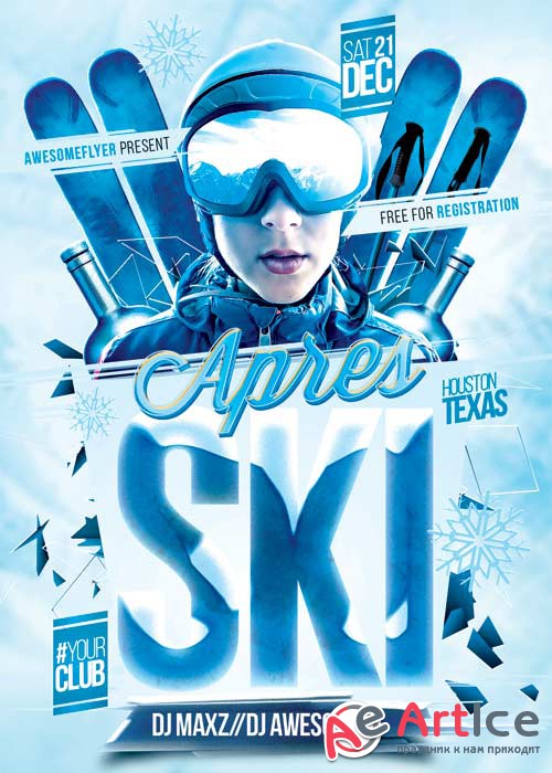 Apres Ski Event V11 Flyer Template