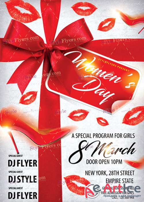 Womens Day Party V16 PSD Flyer Template