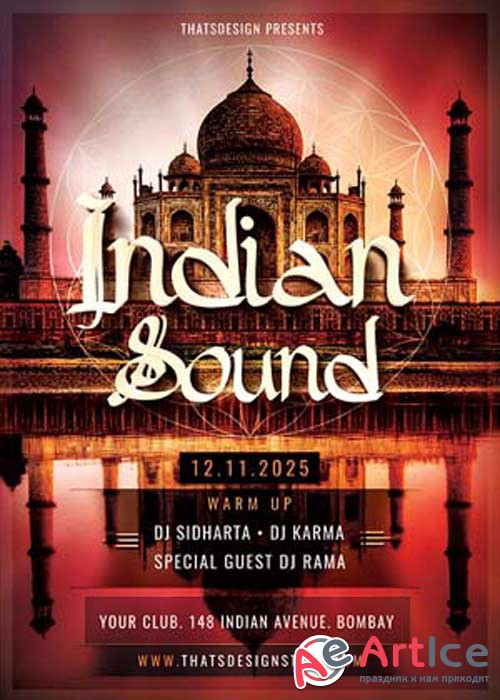 Indian Sound V11 Flyer Template