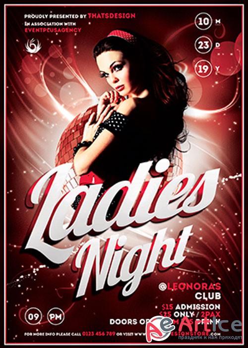 Ladies Night Flyer Template V1